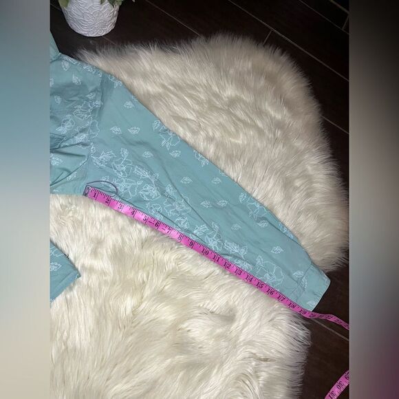 Rockies sea green pearl snap button down shirt sz XL - Picture 8 of 8